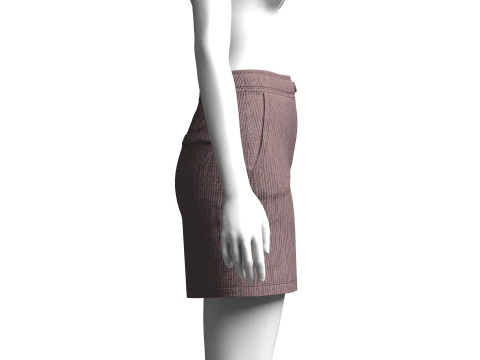 Girls Shorts - Pant 3D Model