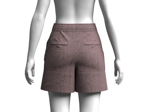 Girls Shorts - Pant 3D Model