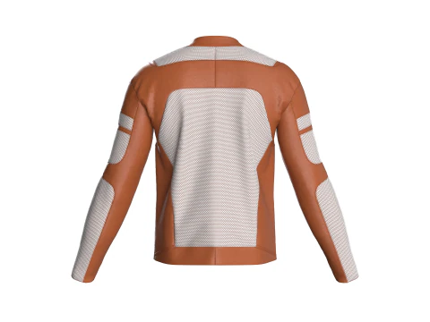 Men Riding Bike Jacket 3D Model