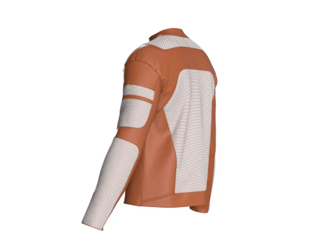 Men Riding Bike Jacket 3D Model