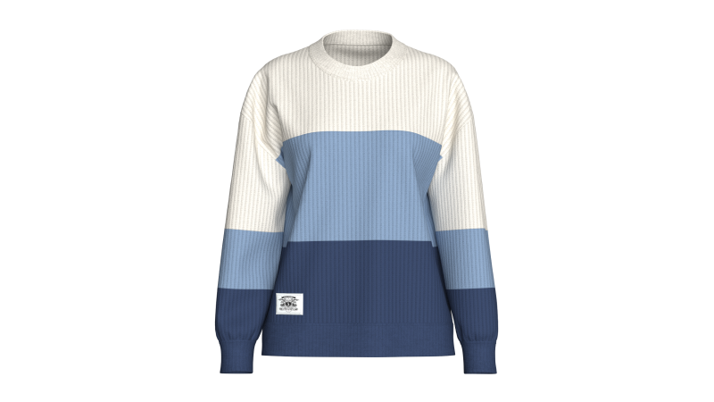 Girls 3 Ton Sweater With Patch 3D Model .c4d .max .obj .3ds .fbx .stl .blend 