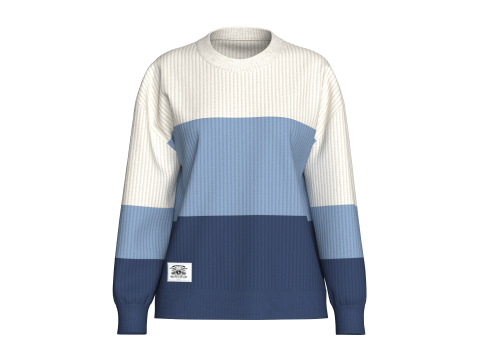 Dziewczęcy sweter 3 Ton z naszywką Model 3D