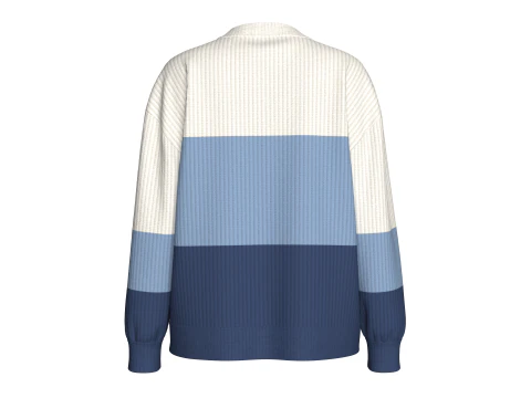 Girls 3 Ton Sweater With Patch 3D Model