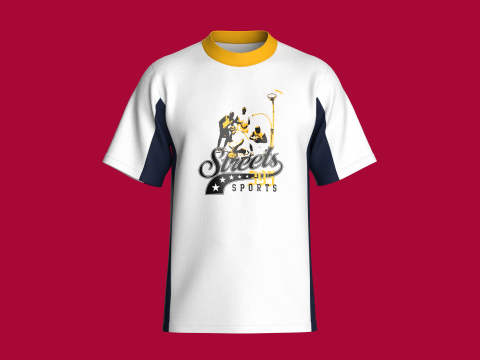 Maglietta da basket stampata da uomo - Street Sports Modello 3D