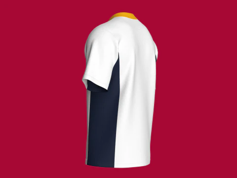 Men Printed Basketball Tshirt - Streets Sports 3D Model