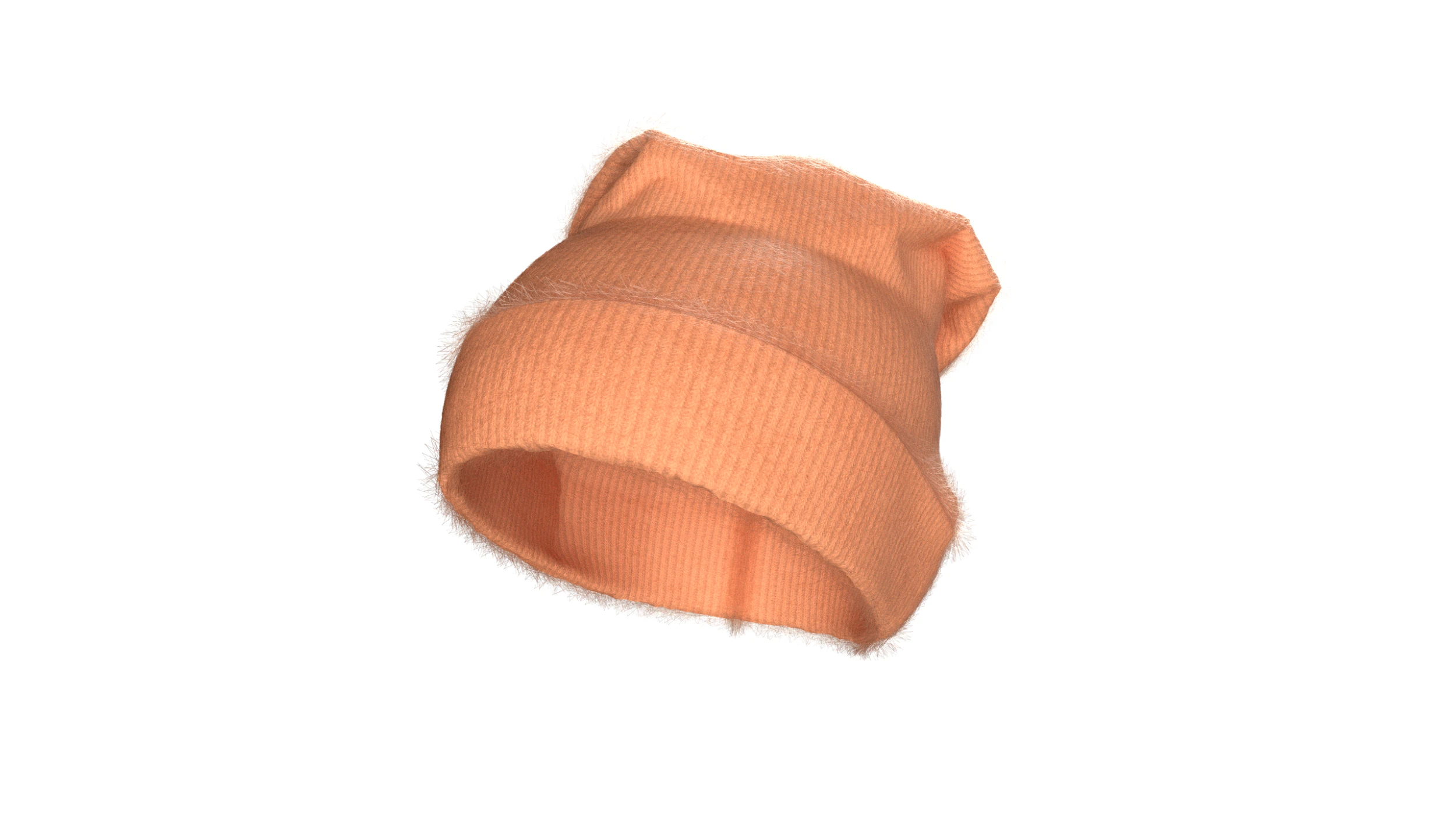 Girls Winter Head Cap 3D Model .c4d .max .obj .3ds .fbx .stl .blend