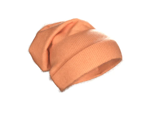 Girls Winter Head Cap 3D Model