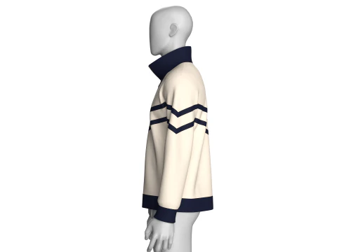 Men Full Zip Jacket - TOO MUCH SWAG 3D Model