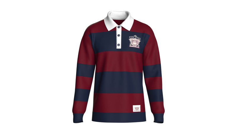 Men Printed Polo Sweatshirt With Patch 3D Model .c4d .max .obj .3ds .fbx .stl .blend