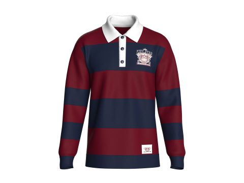 Чоловічий світшот поло з нашивкою 3D Модель