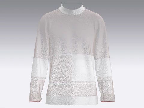 Men Printed Sweatshirt With Sherpa - CLODMODE 3D Model