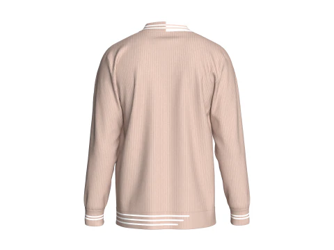 Men Tipping Sweatshirt With Patch 3D Model