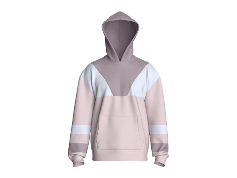 Moletom masculino com bolso canguru de 3 toneladas Modelo 3D