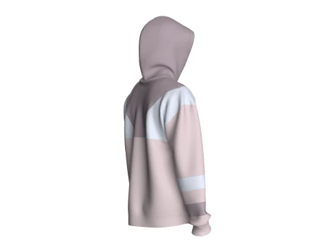 Men 3 Ton Kangaroo Pocket Hoodie 3D Model