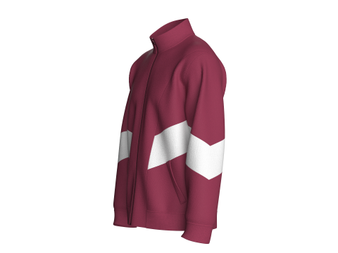 Men 2 Ton Stylish Jacket With Pocket 3D Model