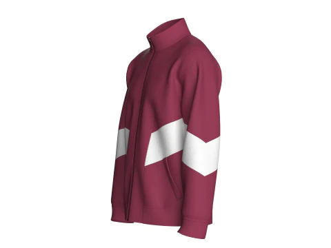 Men 2 Ton Stylish Jacket With Pocket 3D Model