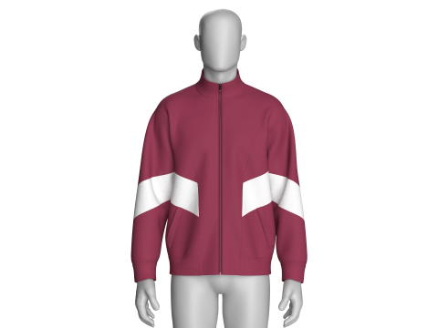 Men 2 Ton Stylish Jacket With Pocket 3D Model