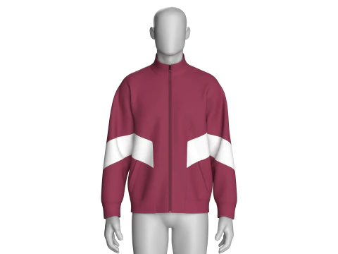 Men 2 Ton Stylish Jacket With Pocket 3D Model
