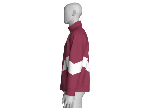 Men 2 Ton Stylish Jacket With Pocket 3D Model