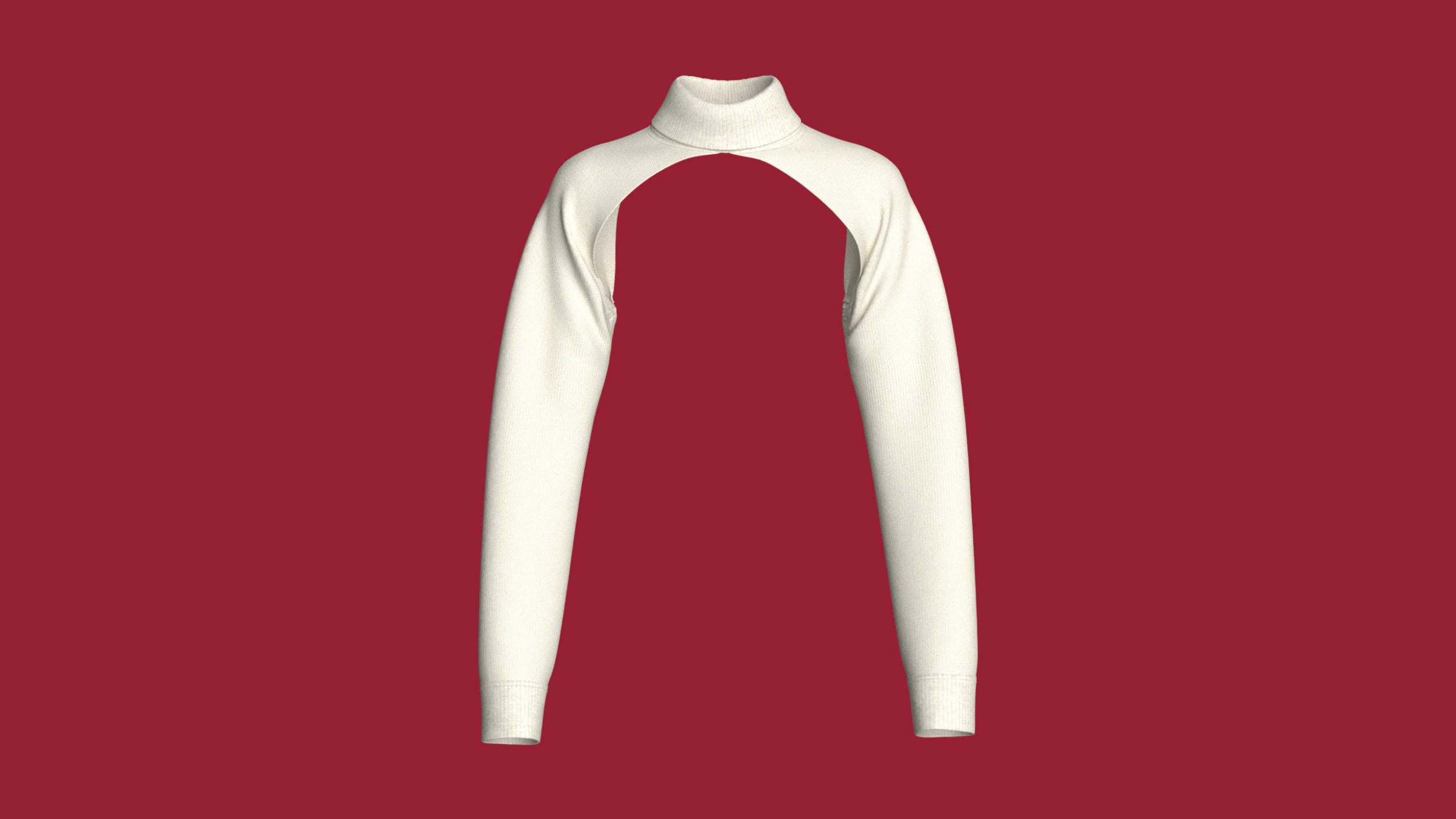 Girls Long Sleeve Bolero Shrug 3D Model .c4d .max .obj .3ds .fbx .stl .blend