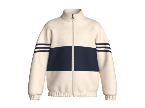 키즈 레트로 재킷 3D 모델