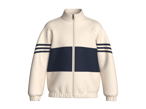 Giacca retr&ograve; per bambini Modello 3D