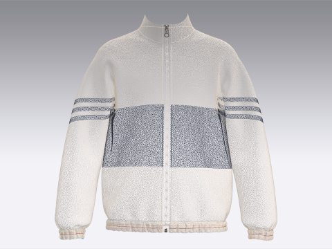 Chaqueta retro para ni&ntilde;os Modelo 3D