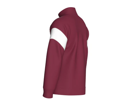 Men Printed Shoulder Drop Sweatshirt 3D Model