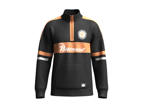 Męska bluza z zamkiem błyskawicznym i kieszenią kangurką Model 3D