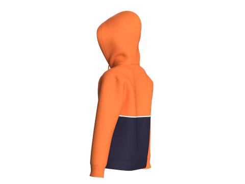 Moletom infantil estampado com bolso Modelo 3D