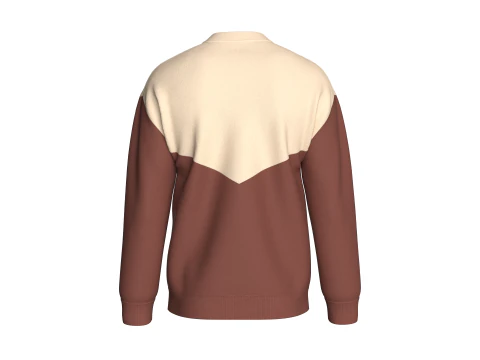 Moletom Masculino Estampado Ombro Com Patch - EDGE Modelo 3D