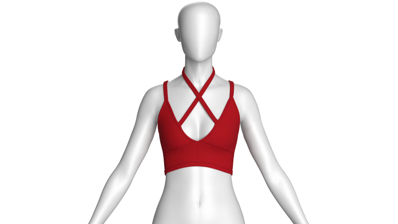 여아 패션 브라렛 V6 3D 모델 .c4d .max .obj .3ds .fbx .stl .blend 