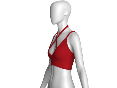 여아 패션 브라렛 V6 3D 모델