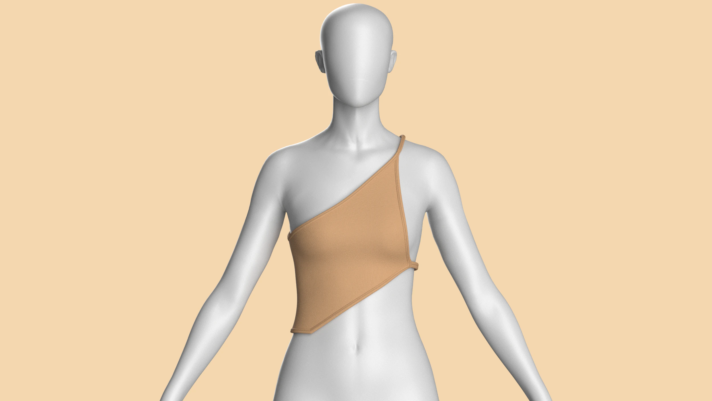 Kız &Ccedil;ocuk Modası Crop Top V7 3D Model .c4d .max .obj .3ds .fbx .stl .blend 