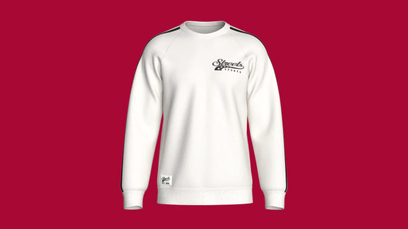 Moletom Masculino Raglan Estampado Com Patch - Streets Modelo 3D .c4d .max .obj .3ds .fbx .stl .blend