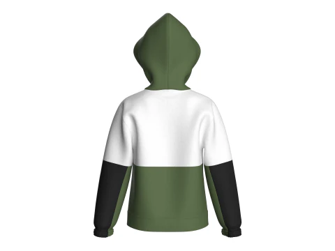 Kids Little Star Printed Hoodie With Pocket 3D Model