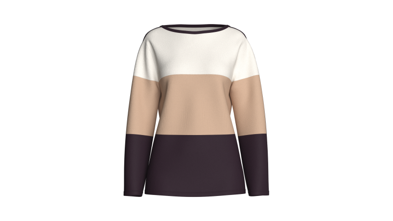 Tops de manga larga para niñas Modelo 3D .c4d .max .obj .3ds .fbx .stl .blend
