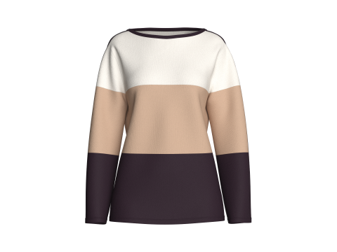 Langarm-Tops f&uuml;r M&auml;dchen 3D Modell