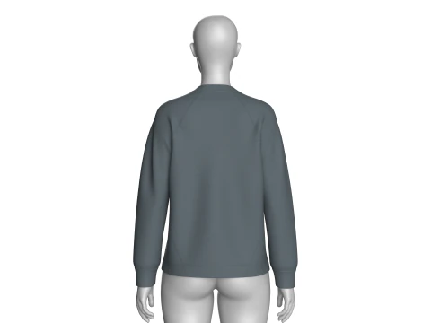 Толстовка з принтом і застібкою-блискавкою для дівчат 3D Модель