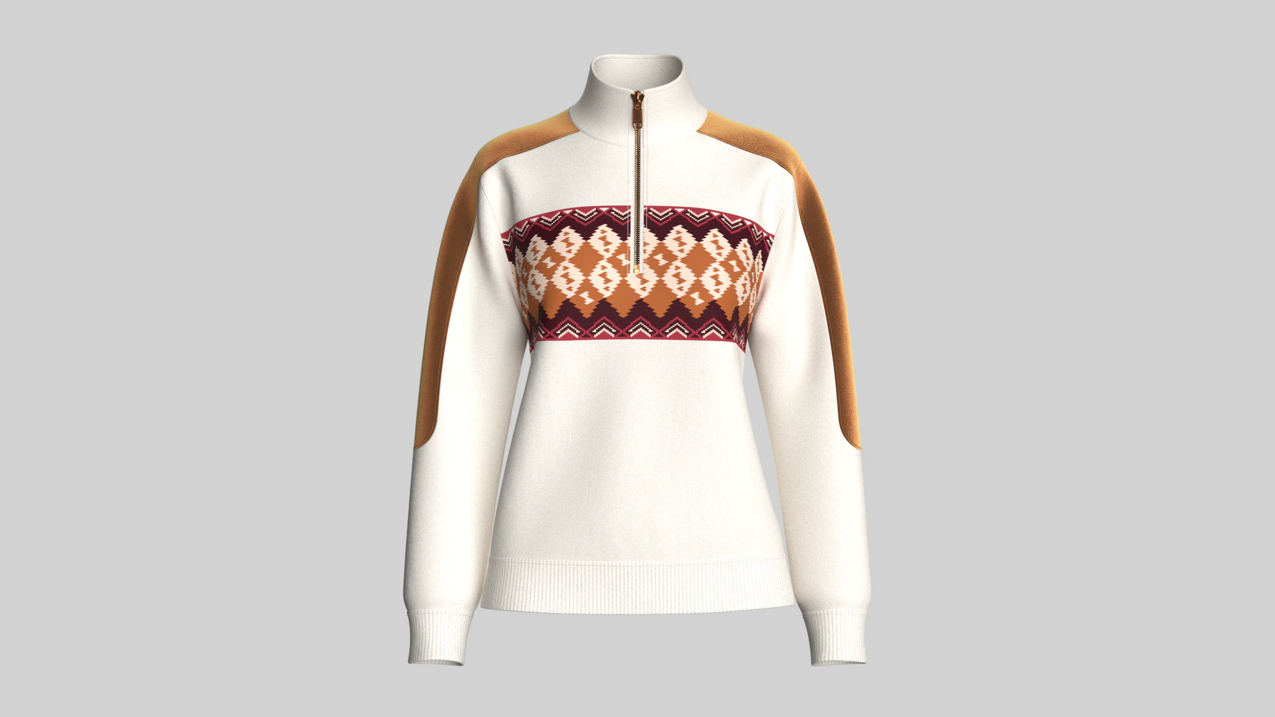 Girls EmberFolk Velvet Half Zip Jacket 3D Model .c4d .max .obj .3ds .fbx .stl .blend