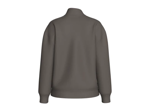 Girls Asymmetric Zip Mock Neck Pullover 3D Model