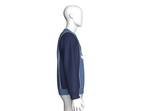 Men Printed Sweatshirt - SNOW BREEZE 3D Model