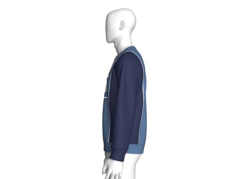 Men Printed Sweatshirt - SNOW BREEZE 3D Model