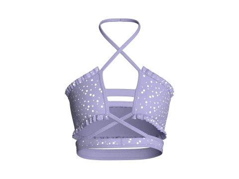Girls Printed Bralette 3D Model