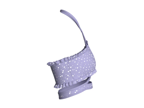 Girls Printed Bralette 3D Model