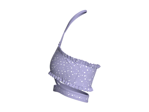 Girls Printed Bralette 3D Model
