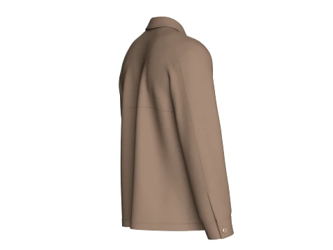 Men Utility Jacket With Multi Pockets 3D Model