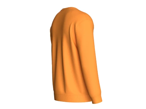Men Printed Double Layer Zip Pocket Sweatshirt 3D Model
