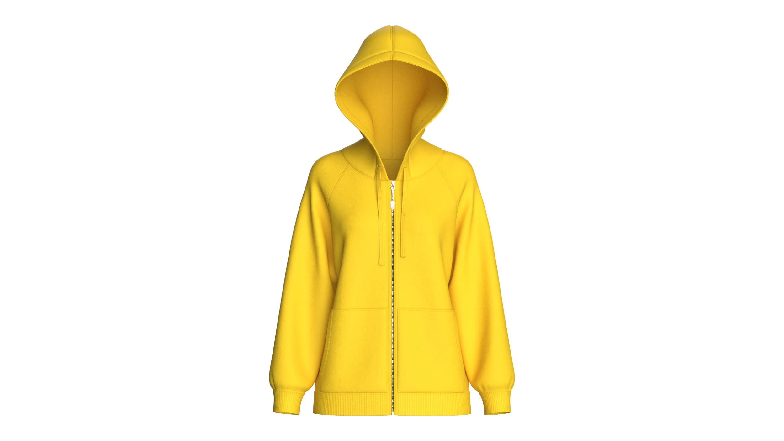 Girls Raglan Sleeve Hooded Jacket 3D Model .c4d .max .obj .3ds .fbx .stl .blend 