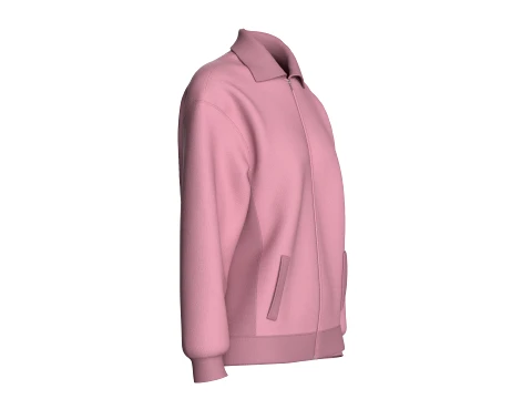 Girls Blush Element Zip-Up Jacket 3D Model
